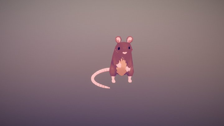 3December 3  Ratty 3D Model
