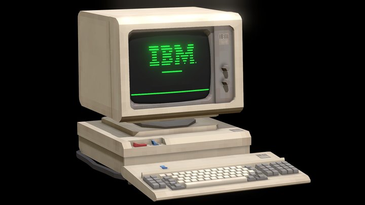 IBM Blue Switch 3178 Terminal 3D Model