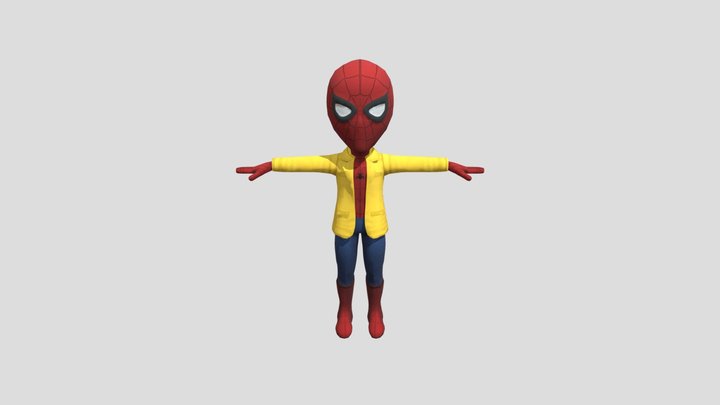 Spider-Man Homecoming Suit 3D Model