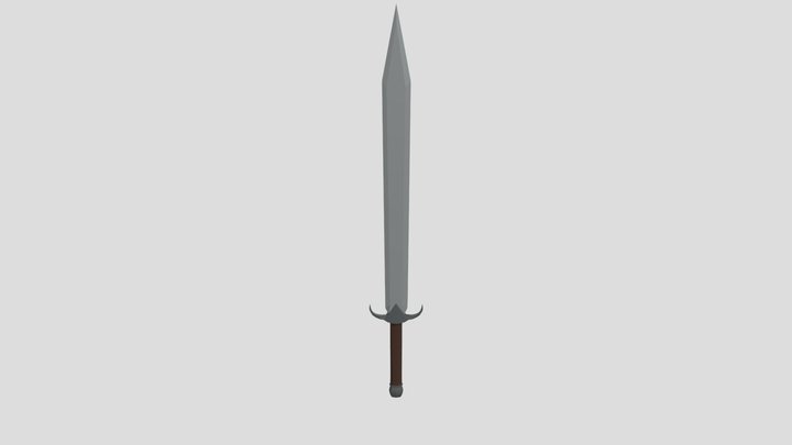 Svärd_3D (Lowpoly) 3D Model