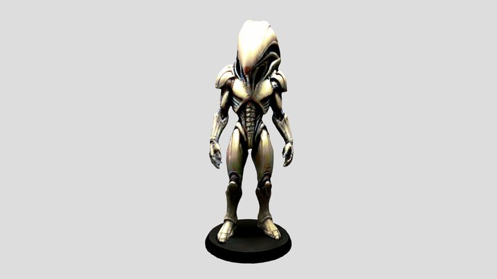 Alien figure 3D Model