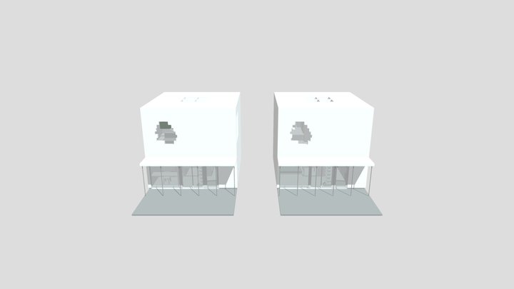 HOUSE 富原 3D Model