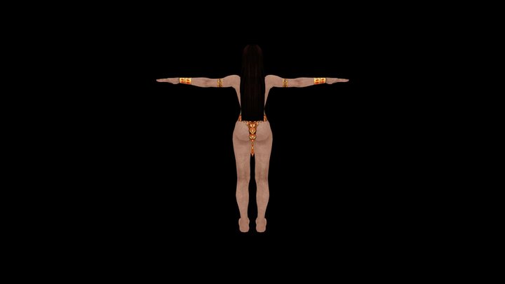 Play Station 2 - God Of War 2 - Zora 3D Model