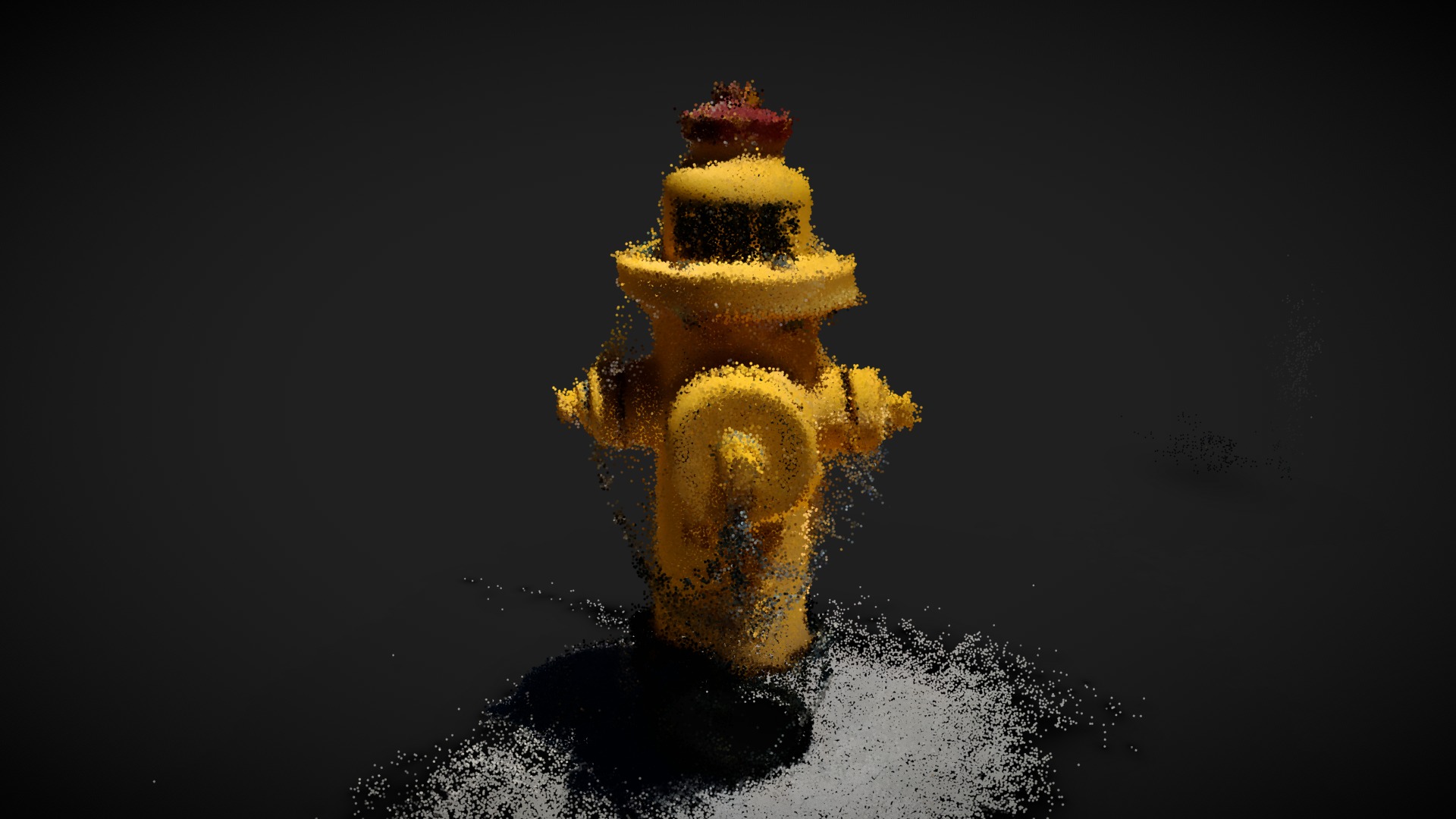 3D model Fire Hydrant - This is a 3D model of the Fire Hydrant. The 3D model is about a fire extinguisher on fire.