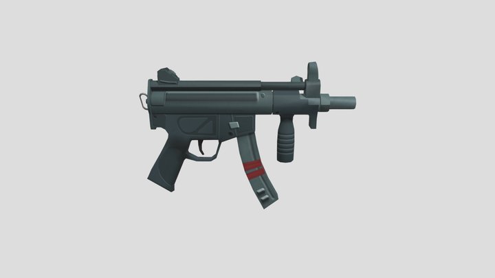 POSTAL Redux - Machine Gun 3D Model