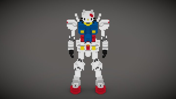 Hello Gundam 3D Model