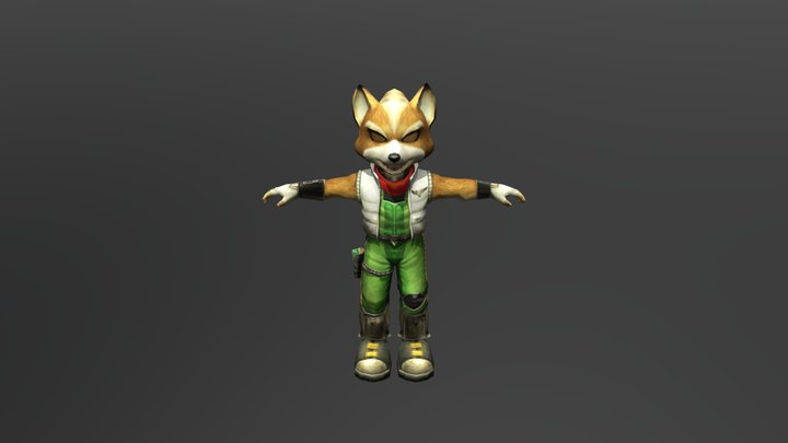 Fox McCloud - Star Fox Adventures 3D Model