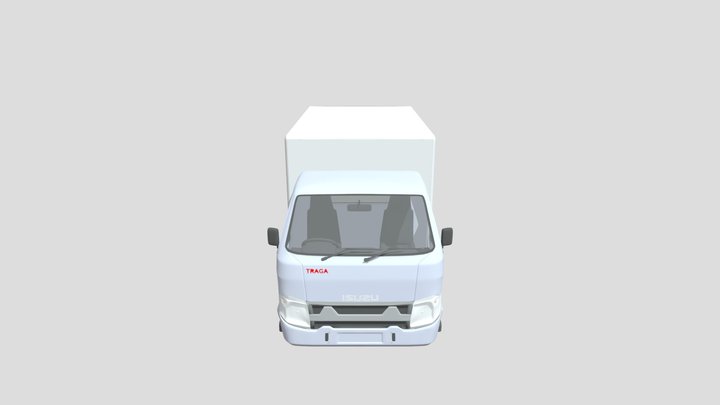 Isuzu Traga Truck 3D Model