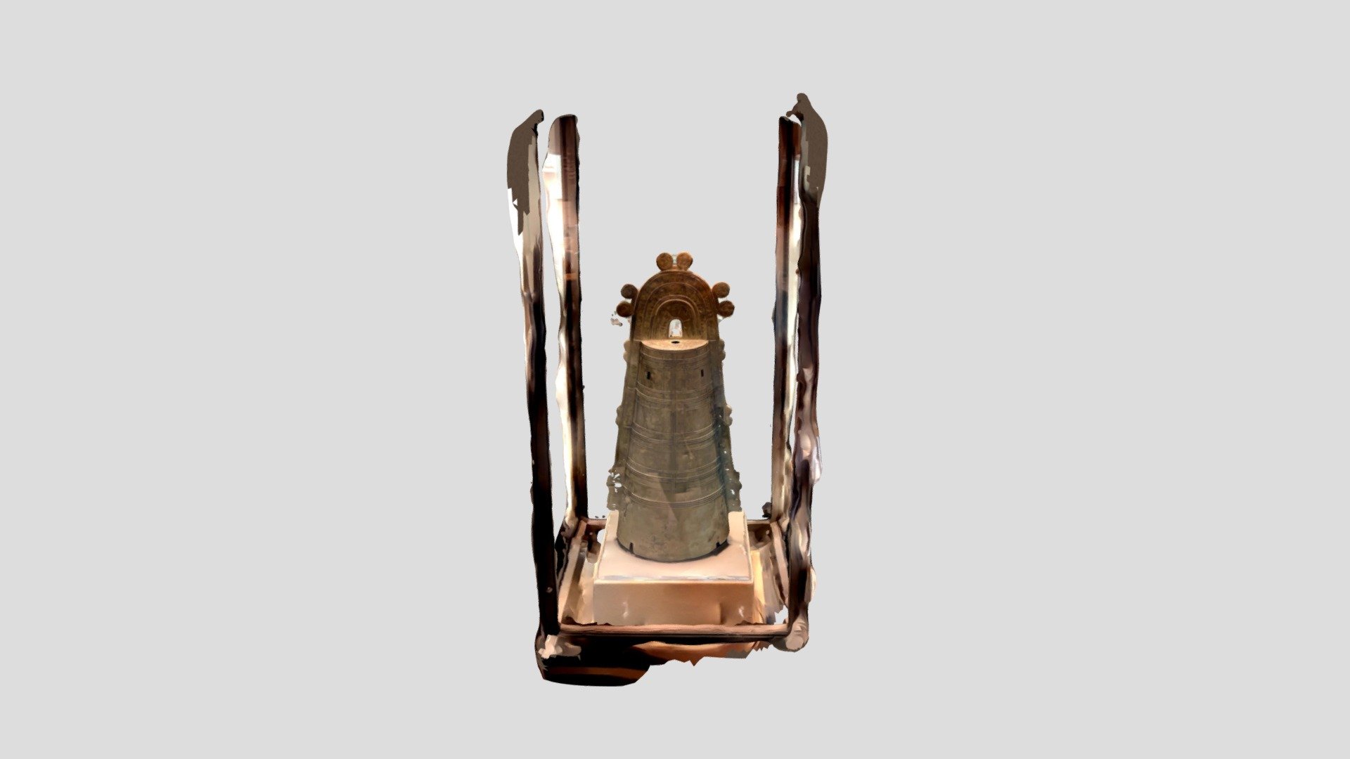 Ancient cowbell - 3D model by kotepe [a5b50bf] - Sketchfab