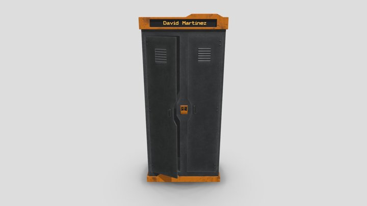 cyberpunk closet 3D Model