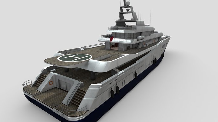 Frickie's Yacht 3D Model