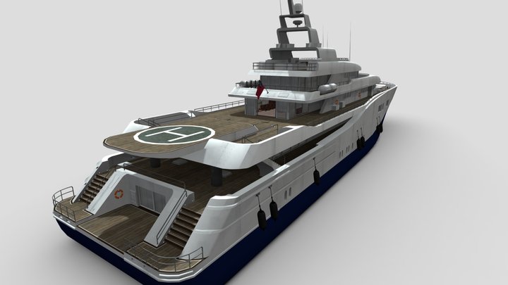 Frickie's Yacht (GTA TBoGT) 3D Model