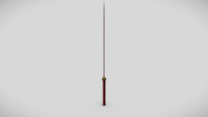 Stylized Katana - Low Poly Game Ready