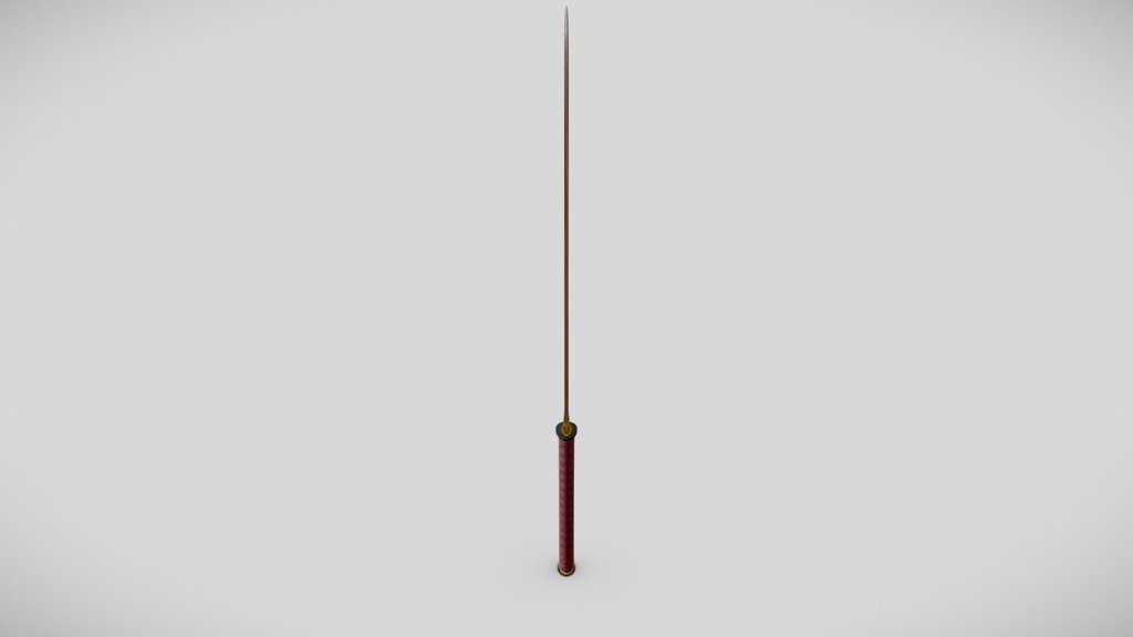 Stylized Katana - Low Poly Game Ready