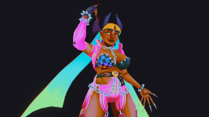 Mami Character Model 3D Model