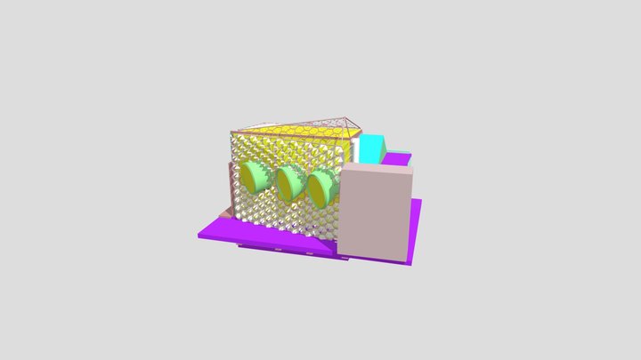 Virtual Engine, 3rd Year Architecture Project 3D Model
