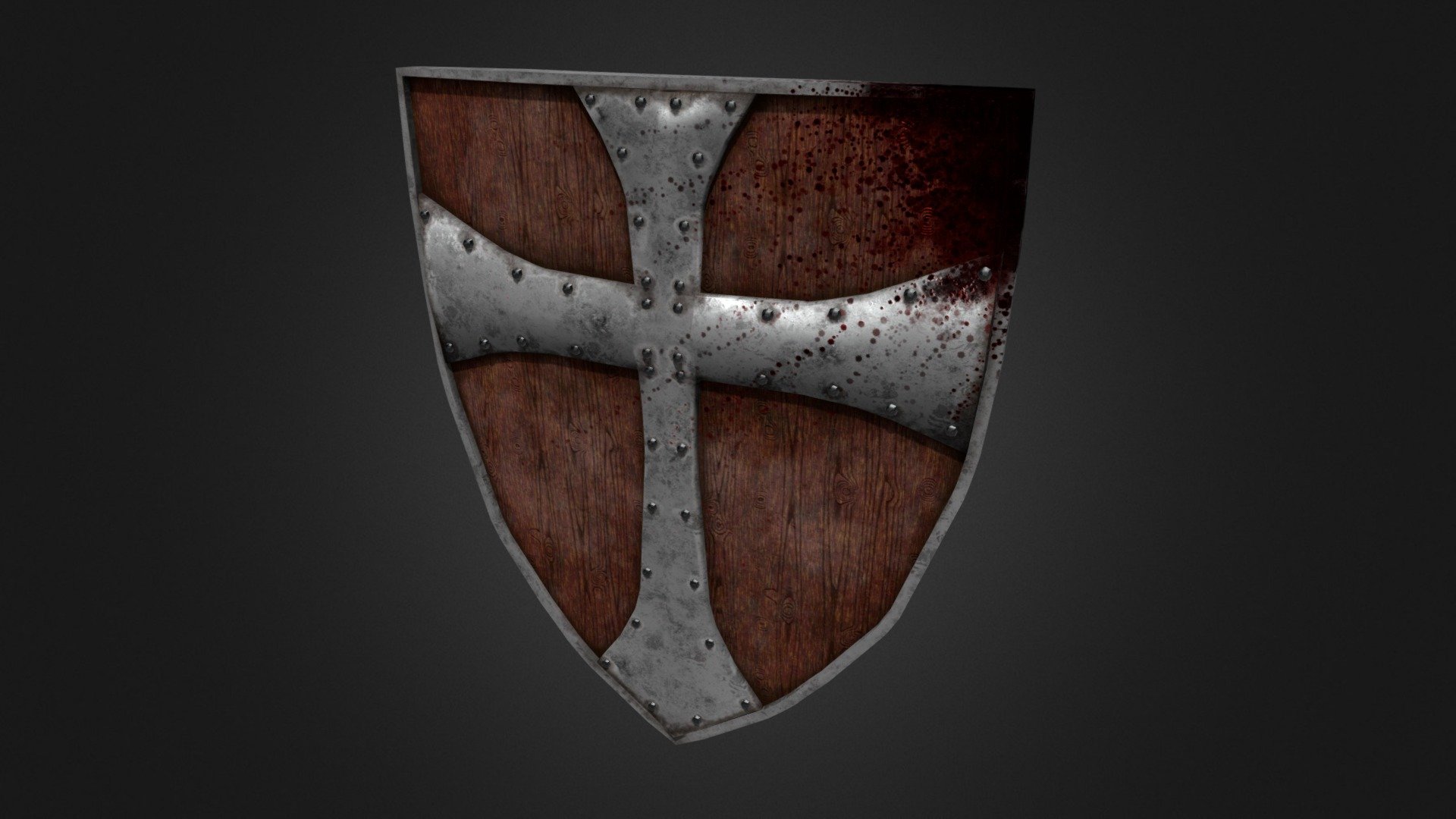 Bloody Shield Download Free 3D model by Elyse Darby