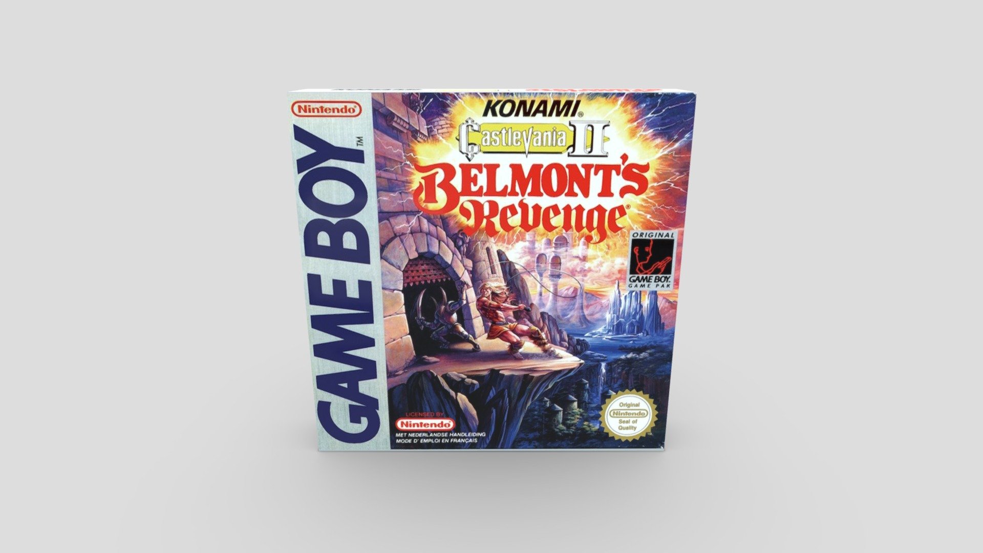 GAMEBOY CASTLEVANIA II BELMONT'S REVENGE BOX - Download Free 3D 