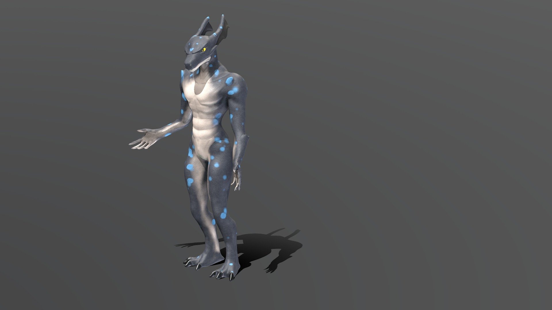 Humanoid Dragon Final - 3D model by stegemanna42 [a5b9eca] - Sketchfab