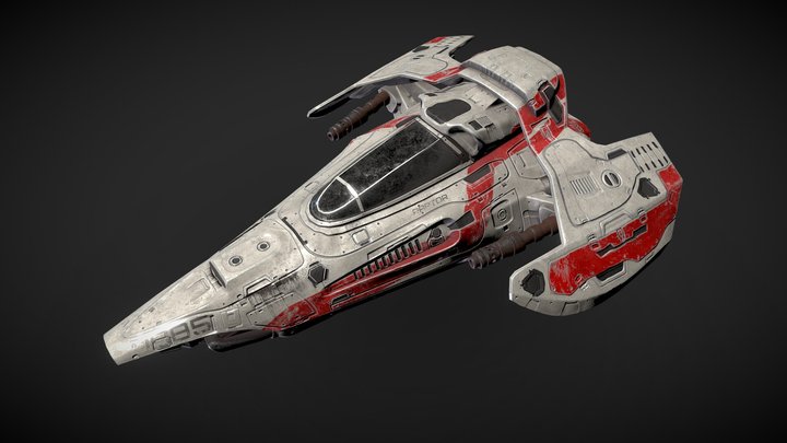 Spaceship 3D Model
