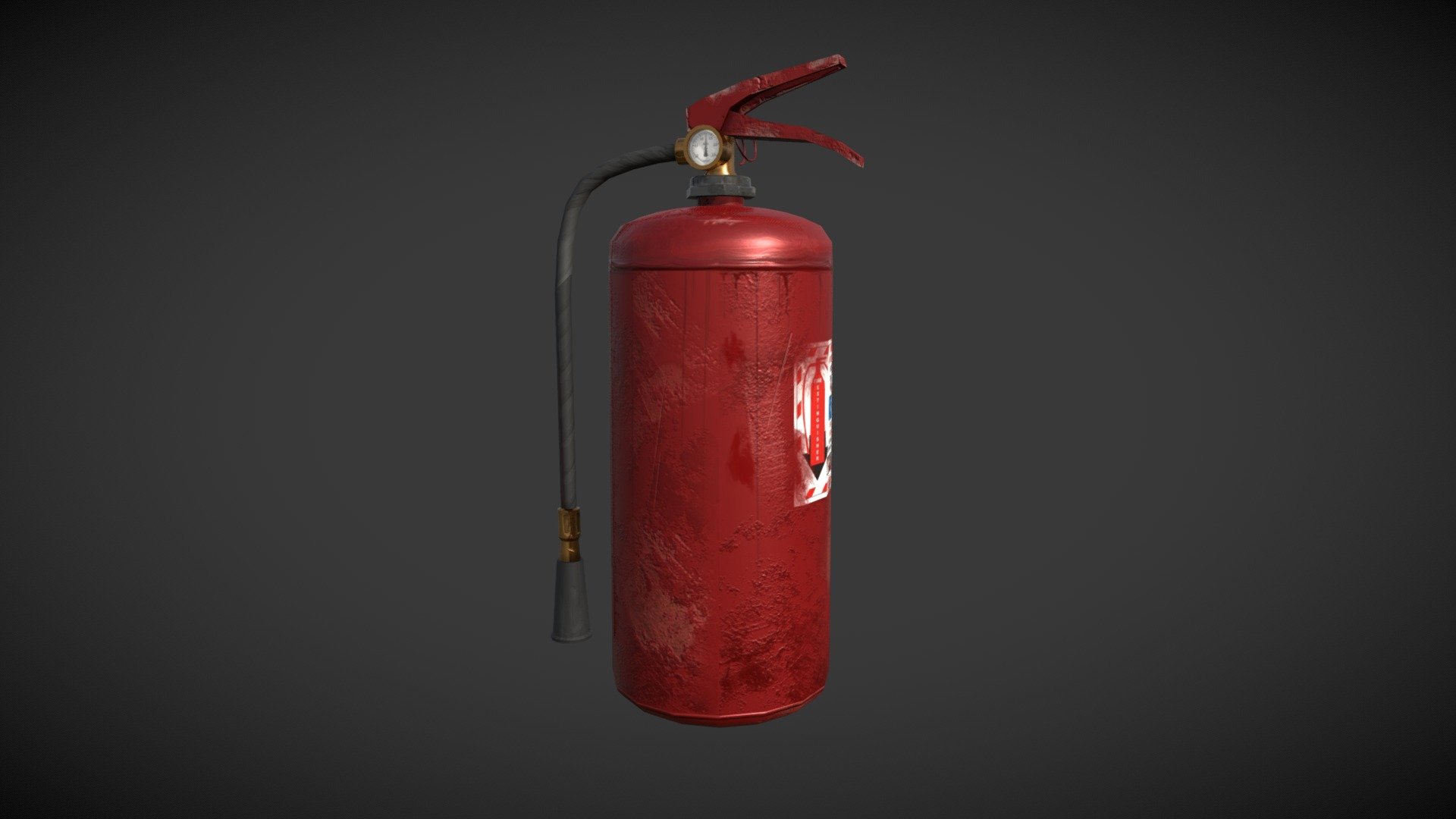 Extinguisher - 3D model by Nekoyukki [a5ba486] - Sketchfab