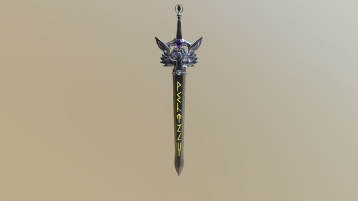 stylyzed concept sword 3D Model