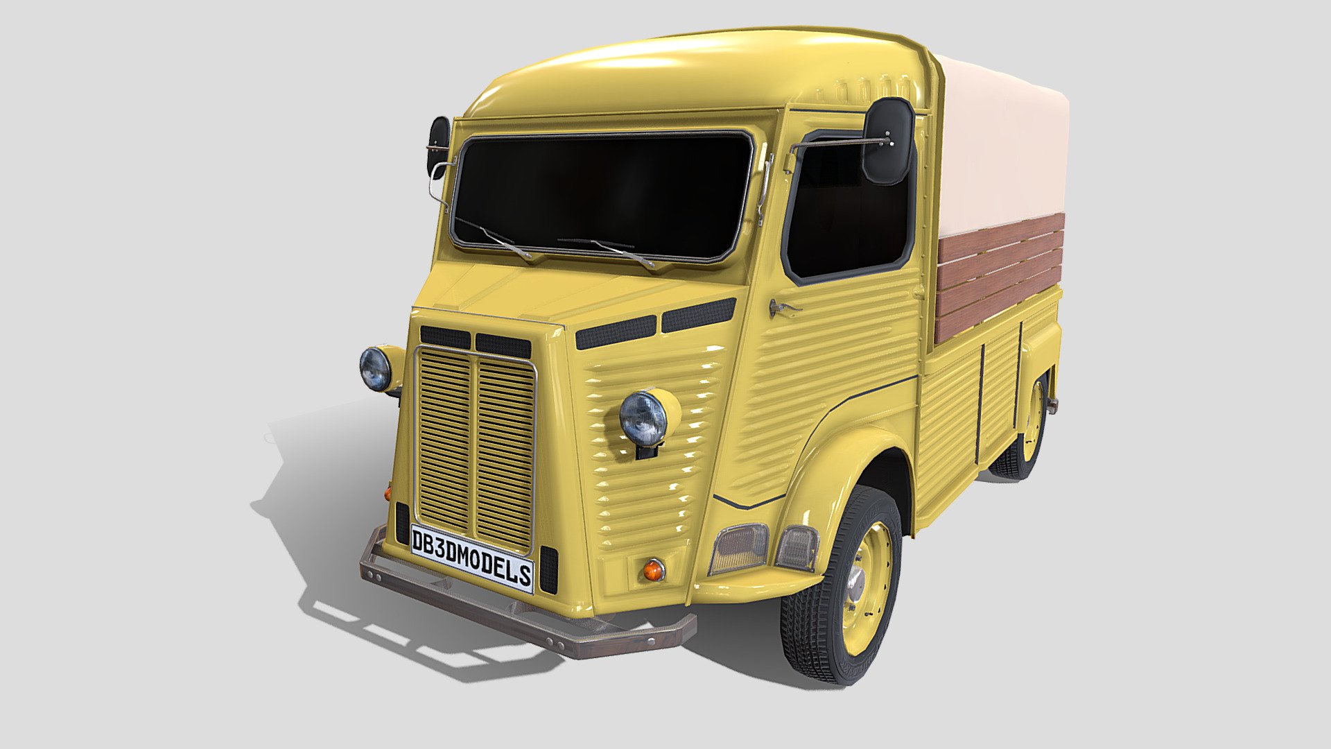 Generic 40s Van Pick Up v1 — Sketchfab embed 3D viewer