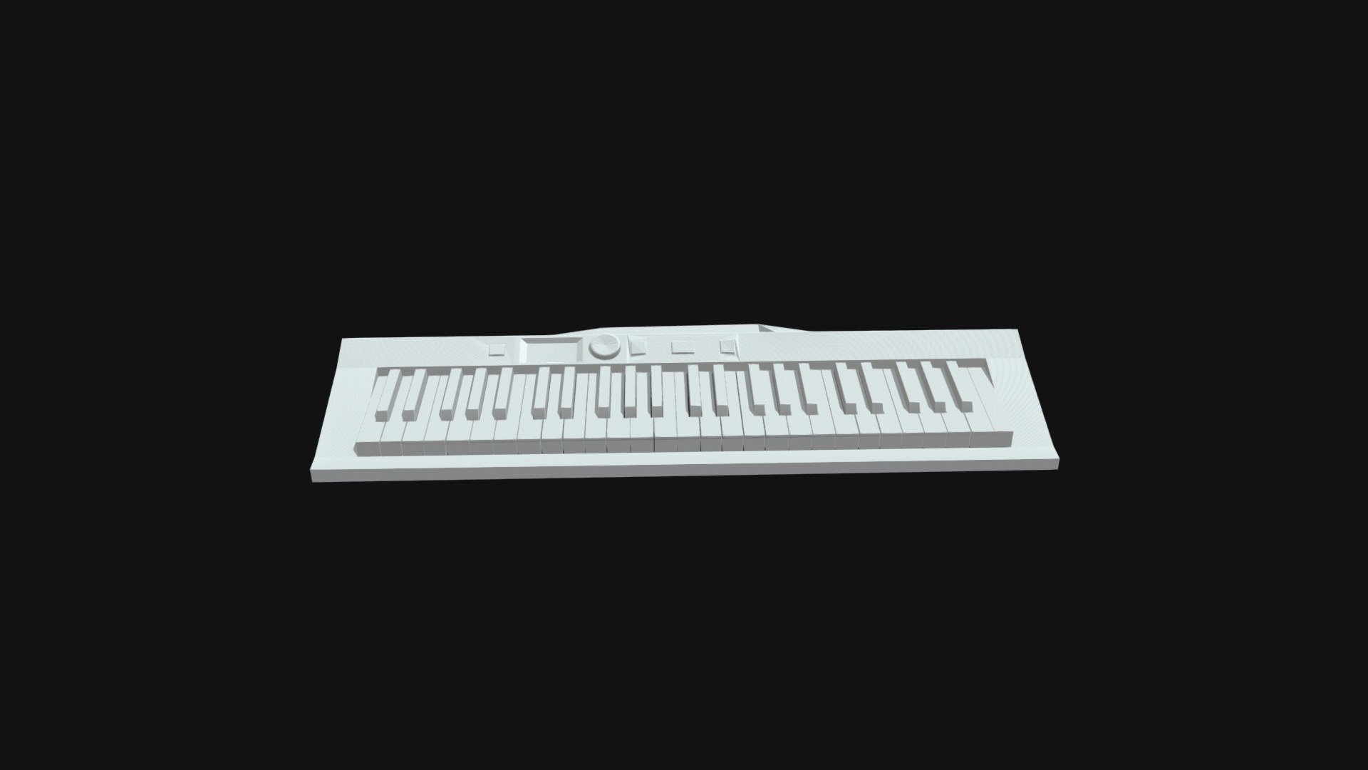 Piano Keyboard Download Free 3D model by Speedie_ [a5bc93e] Sketchfab