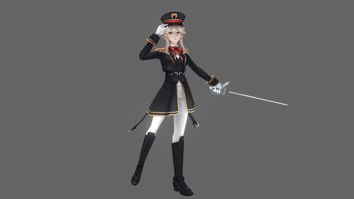 Ouji Inspired Character ⚔️ 3D Model