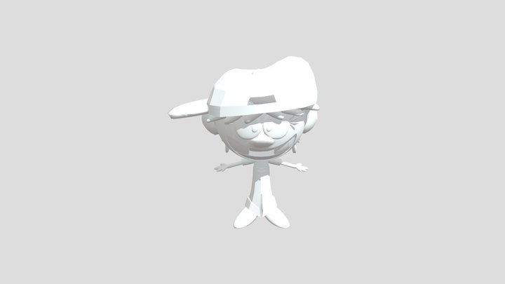 Lana loud from loud house 3d model wip 3D Model