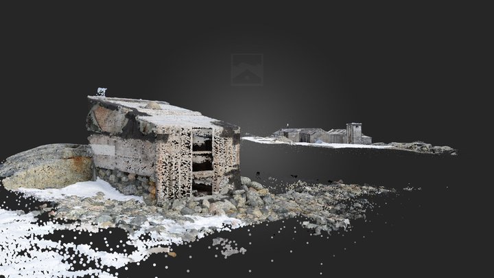 East Base, Antarctica (USA)(HSM.55)(Pointcloud) 3D Model