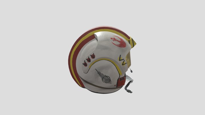 Trabalho textura capacete 3D Model