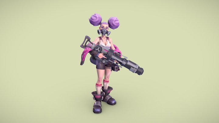 BlACK ORCHID 3D Model
