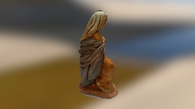 Virgen María 3D Model