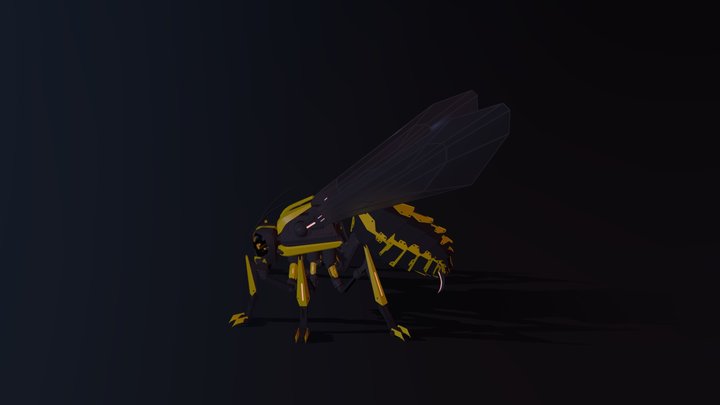 Wasp Striker 1 3D Model