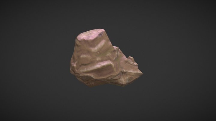 Rock_LOD2 3D Model
