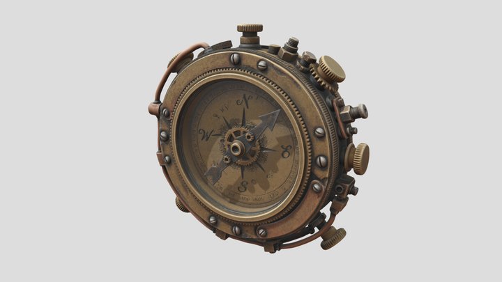Steampunk Compass
