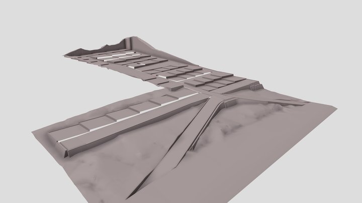 Retaining Wall - First Phase 3D Model