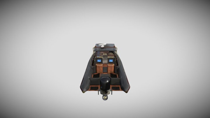 Speedboat 3D Model