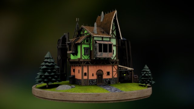 House/station 3D Model