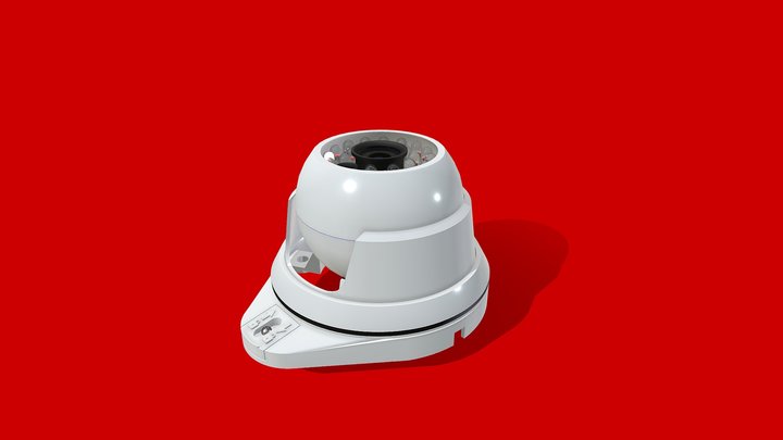 Dome Security Camera 3D Model