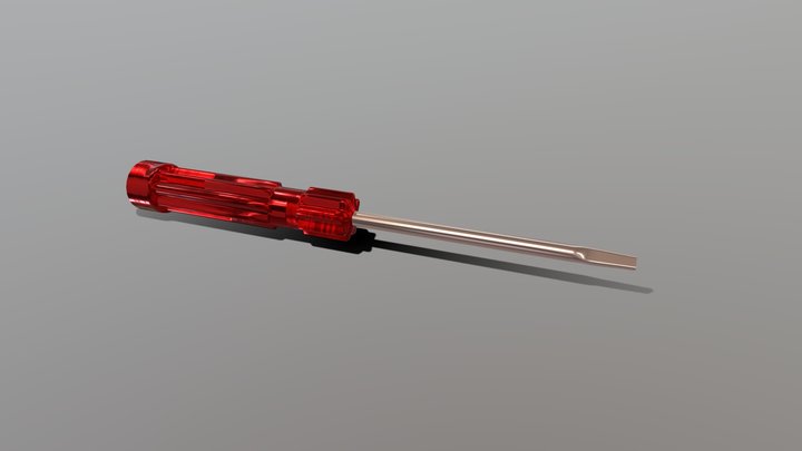 Ruuvimeisseli 3D Model
