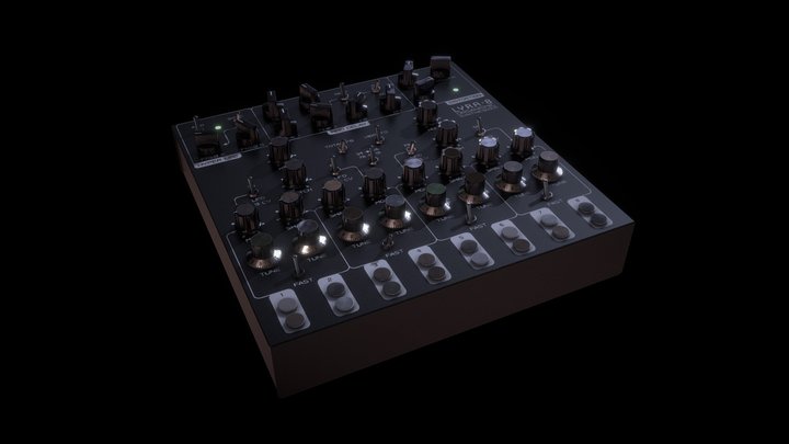 Somasynths - Lyra-8 // Organismic Synthetizer 3D Model