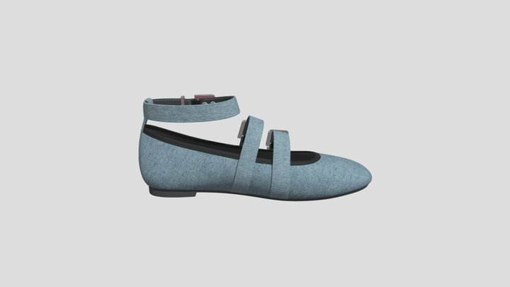 CAMELLIA_LT DENIM 3D Model