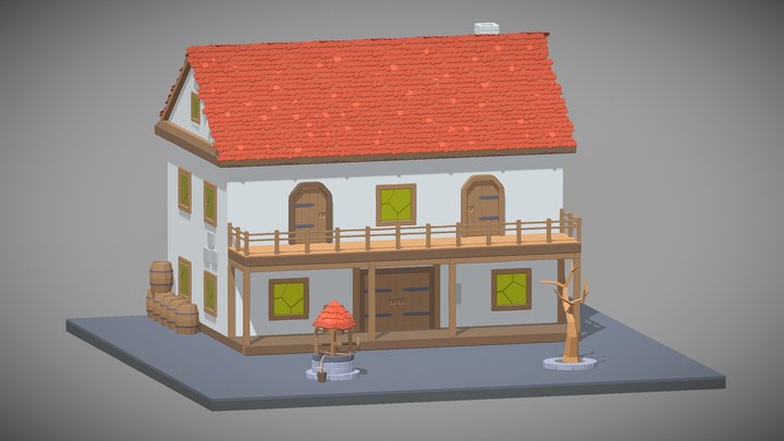 Tavern Diorama 3D Model