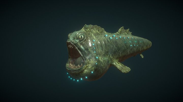 Monster Fish 3D Model