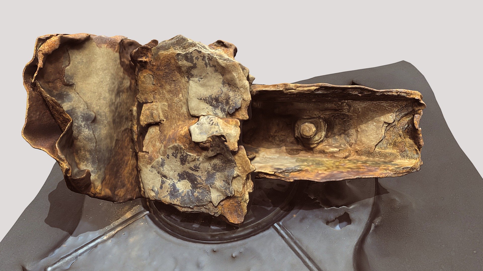 Rusted junk part from car - 3D model by deross [a5c63eb] - Sketchfab