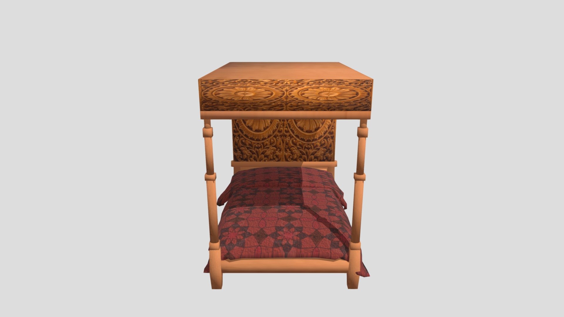Medieval 4 post bed
