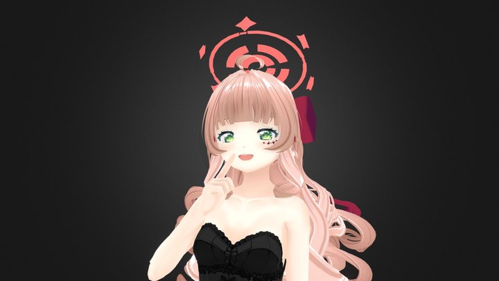 Veka - Anime Character from [Luna has gone] 3D Model