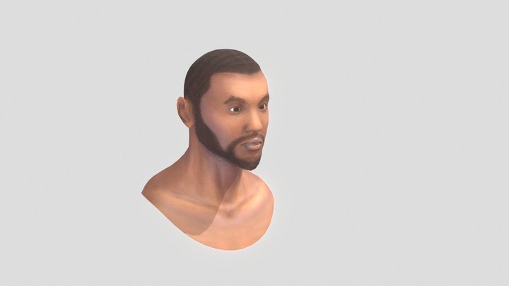 Bust Sculpt Game Resolution 3D Model
